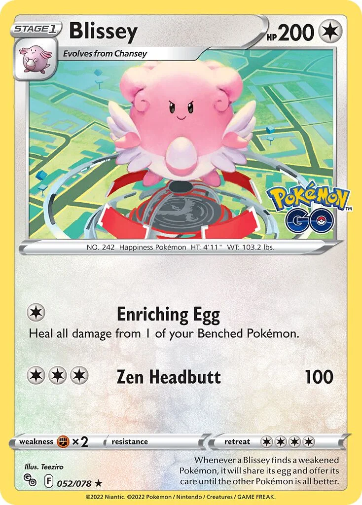 Blissey 「PGO 052/078」「EN」