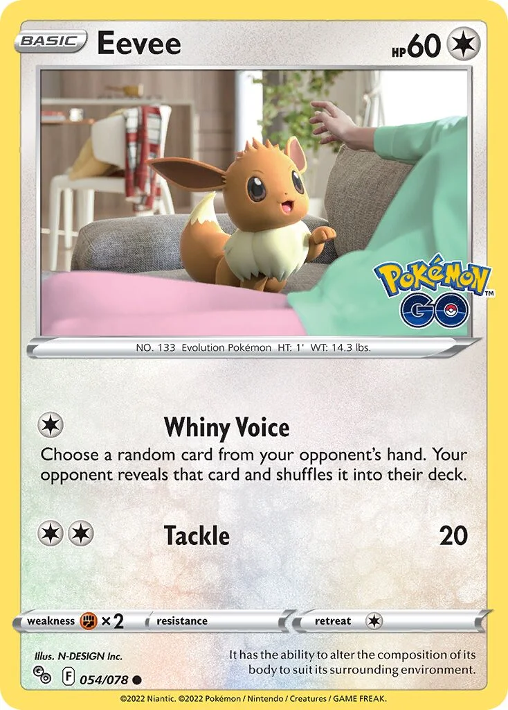 Eevee 「PGO 054/078」「EN」
