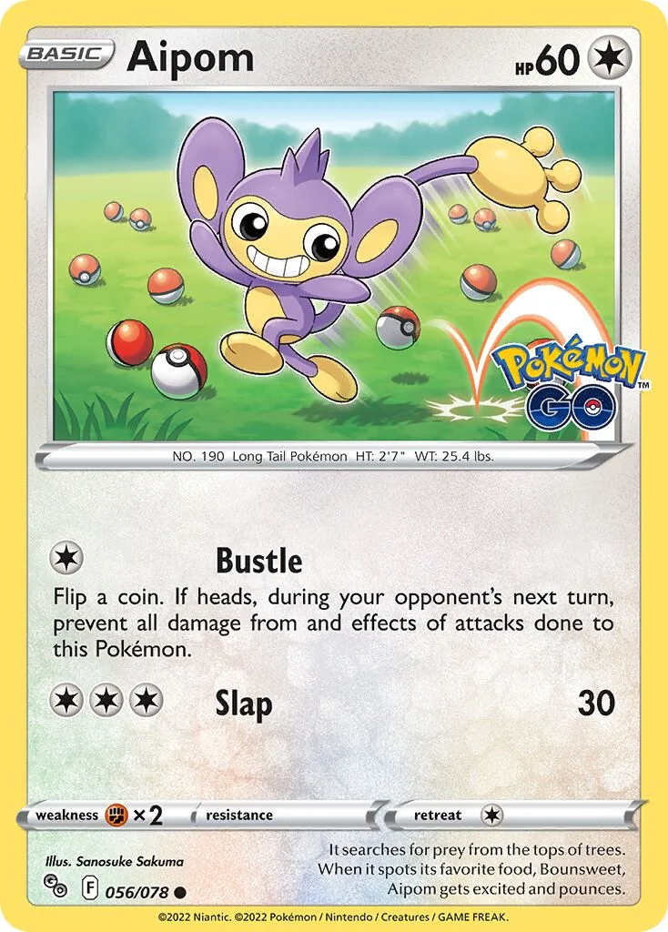 Aipom 「PGO 056/078」「EN」