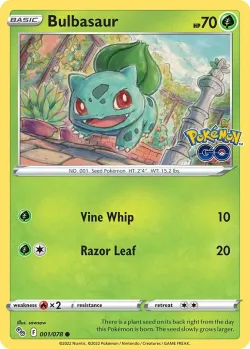 Bulbasaur #001/078 · Pokémon