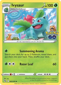 Ivysaur #002/078 · Pokémon