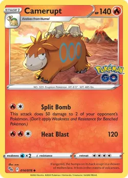 Camerupt #014/078 · Pokémon
