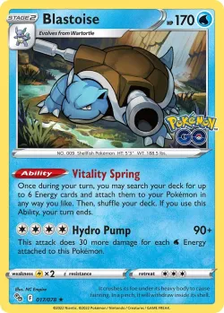 Blastoise #017/078 · Pokémon