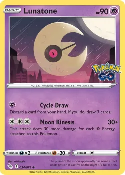 Lunatone #034/078 · Pokémon