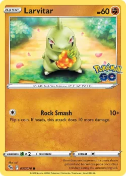 Larvitar #037/078 · Pokémon
