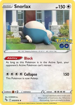 Snorlax #055/078 · Pokémon