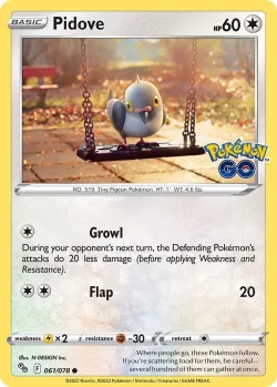 Pidove #061/078 · Pokémon