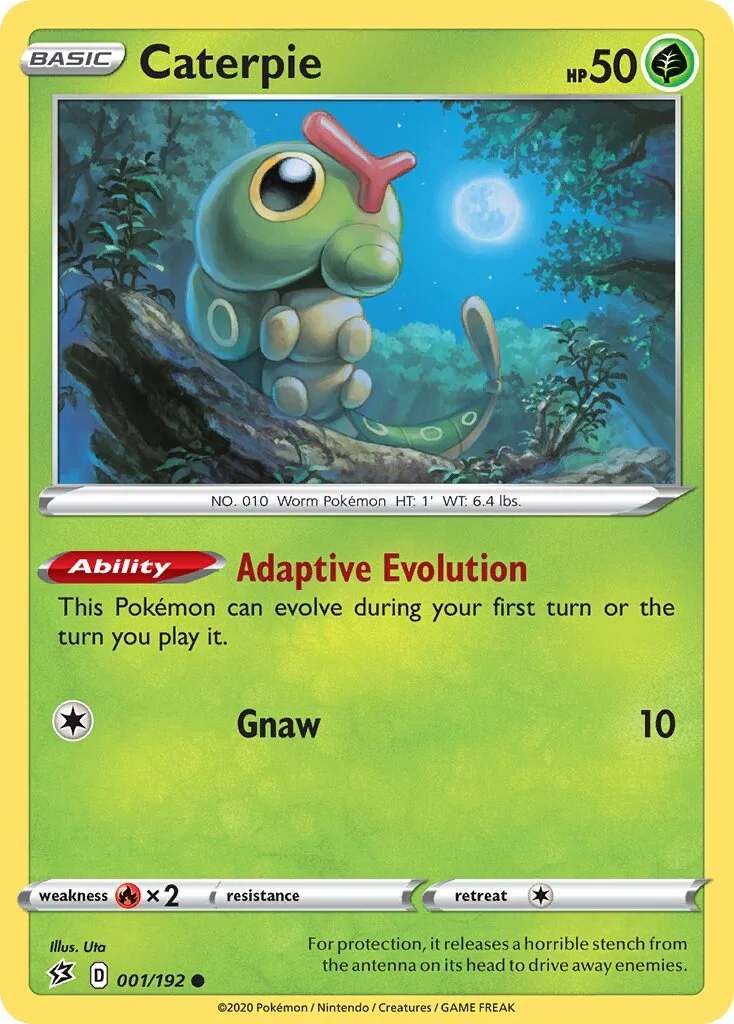 Caterpie 「RCL 001/192」「EN」