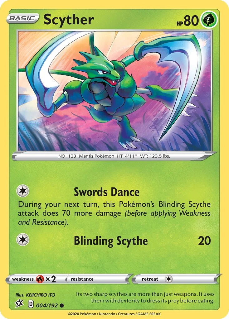 Scyther 「RCL 004/192」「EN」