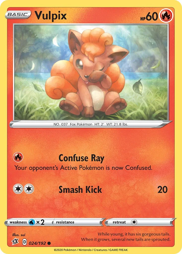 Vulpix 「RCL 024/192」「EN」