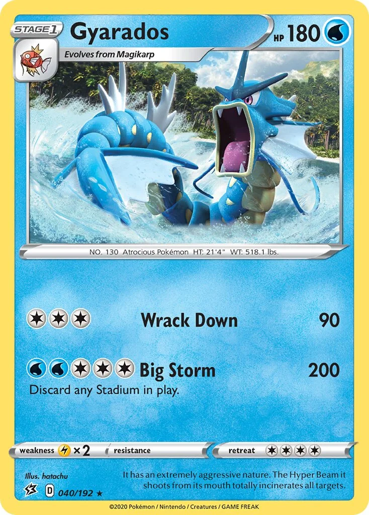 Gyarados 「RCL 040/192」「EN」