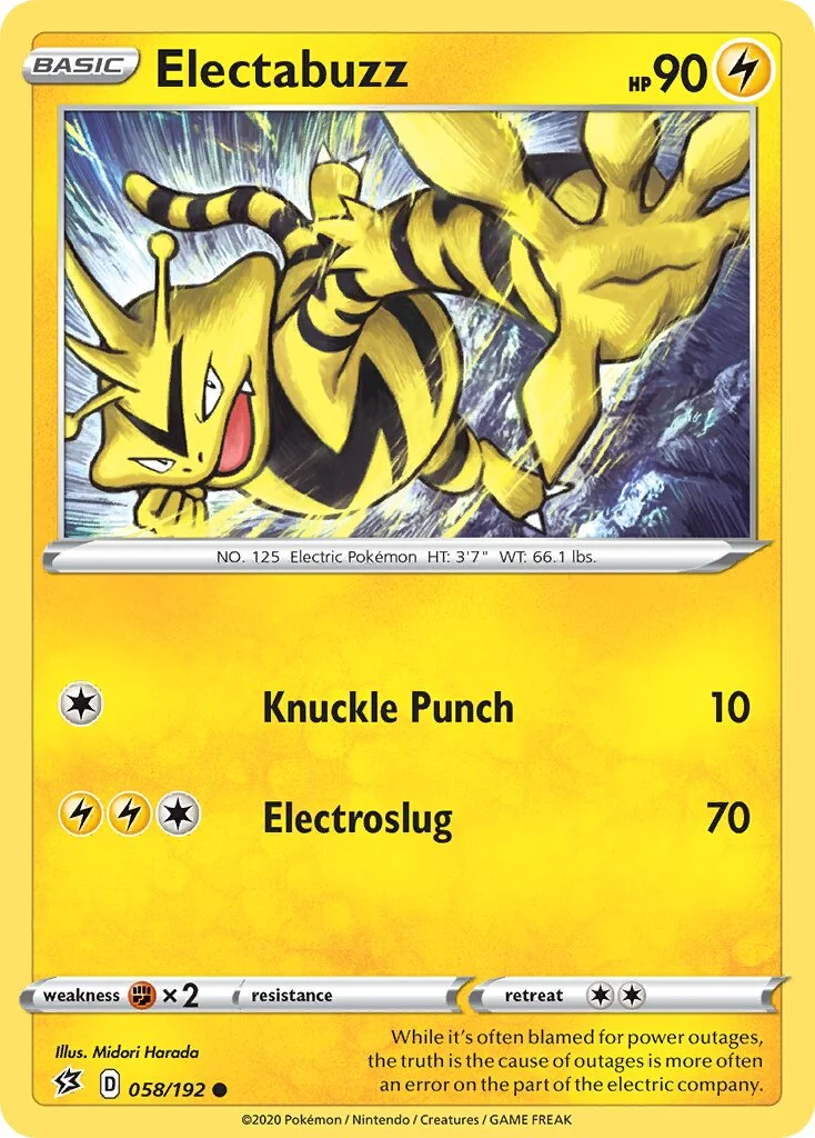 Electabuzz 「RCL 058/192」「EN」