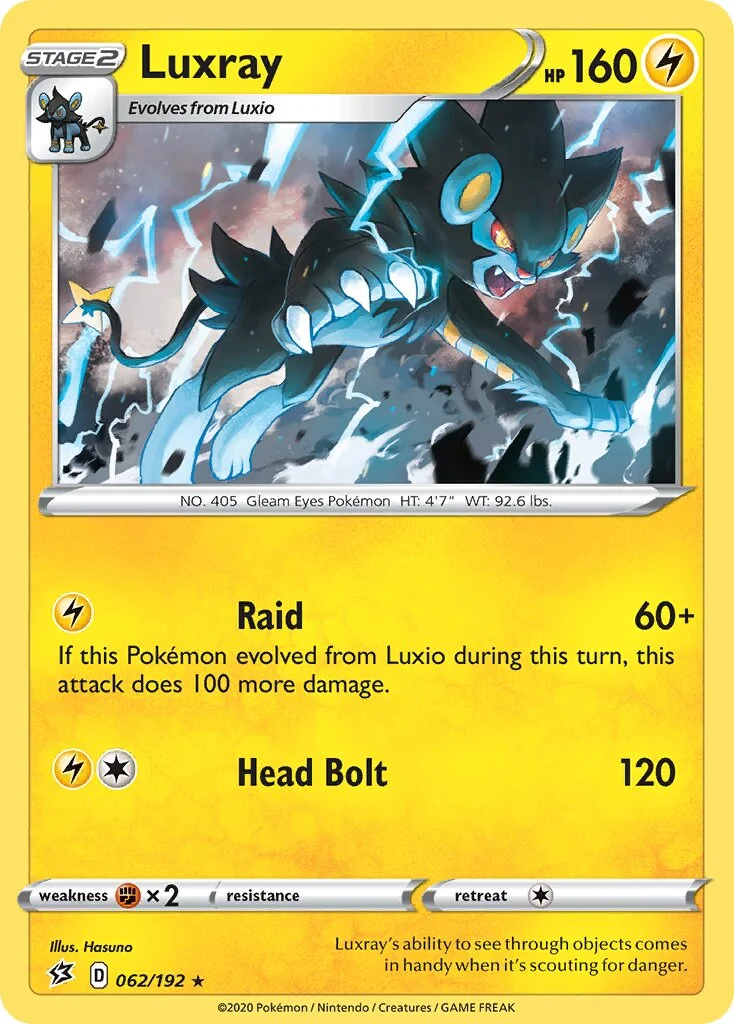 Luxray 「RCL 062/192」「EN」