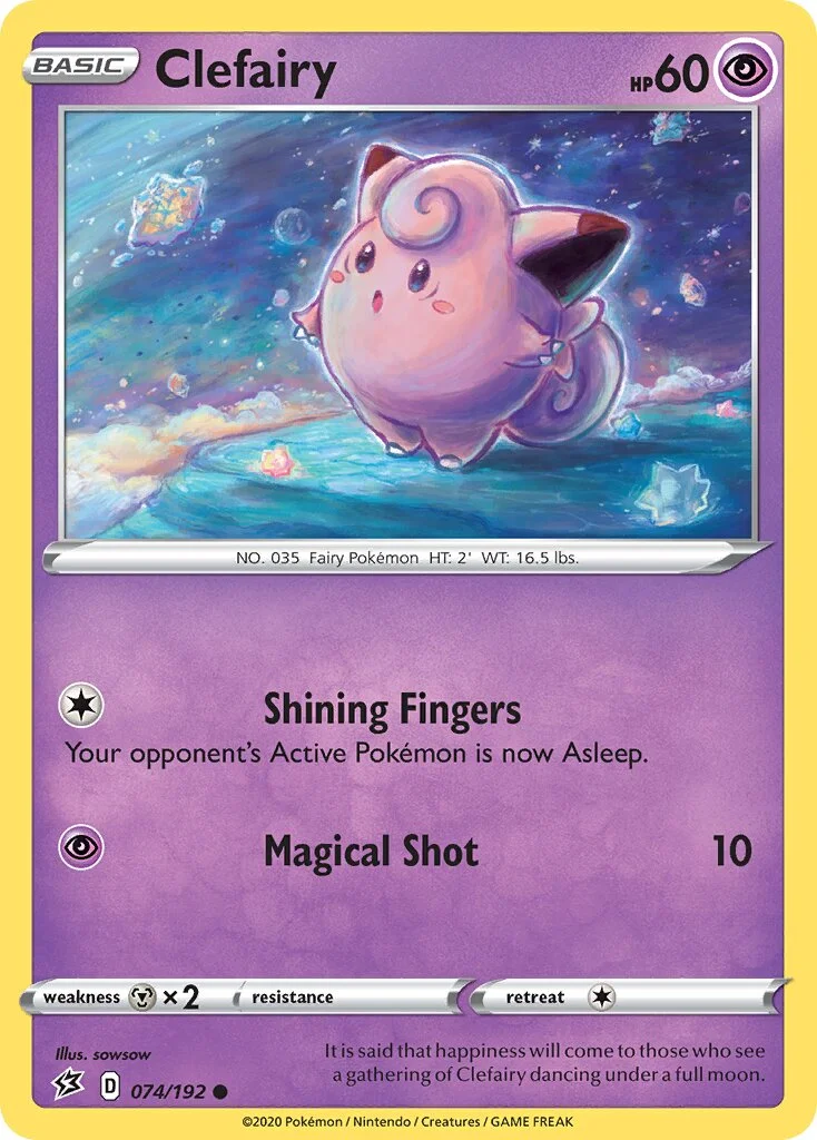 Clefairy 「RCL 074/192」「EN」