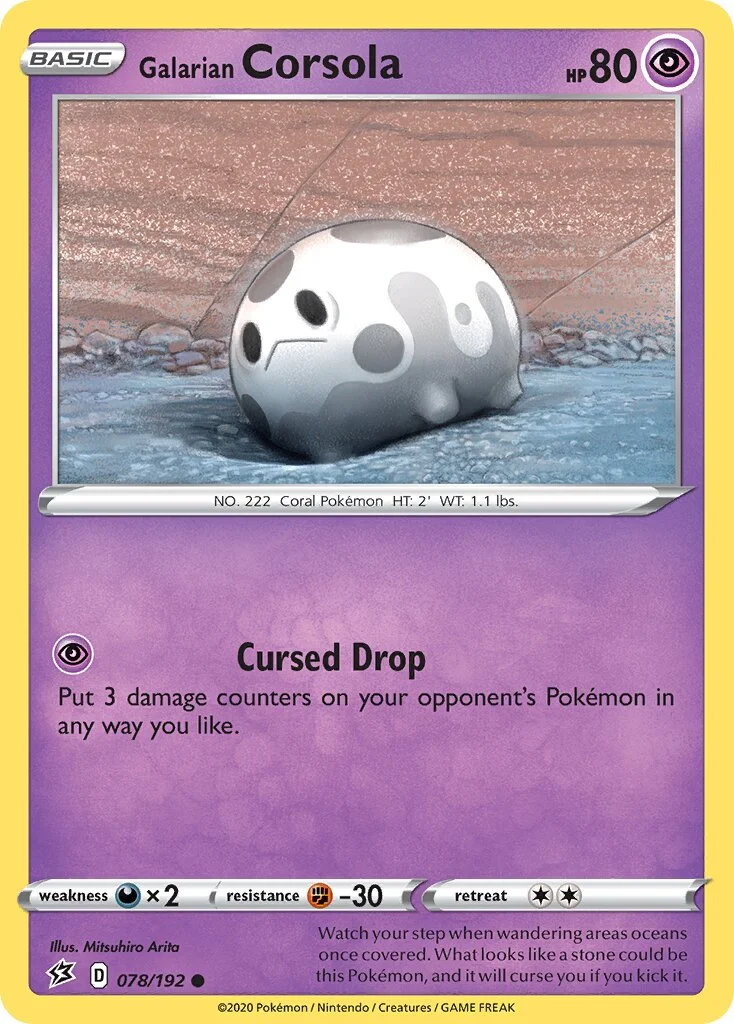 Galarian Corsola 「RCL 078/192」「EN」