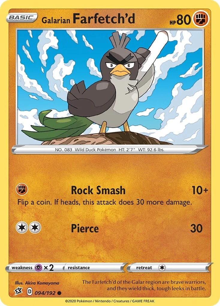 Galarian Farfetch'd 「RCL 094/192」「EN」