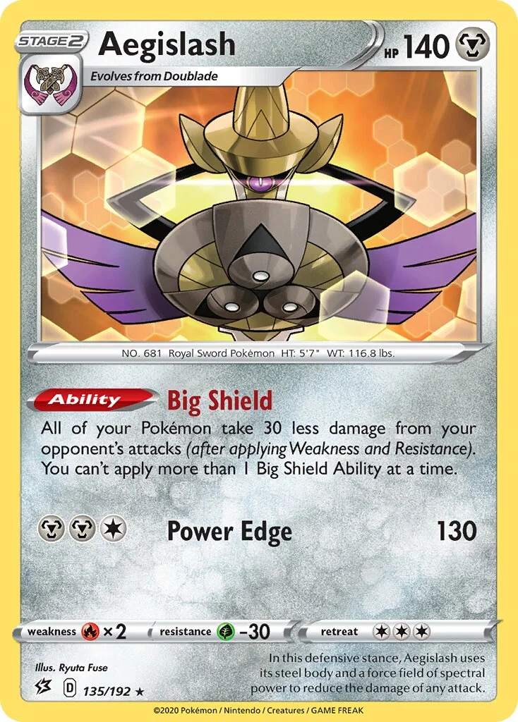 Aegislash 「RCL 135/192」「EN」