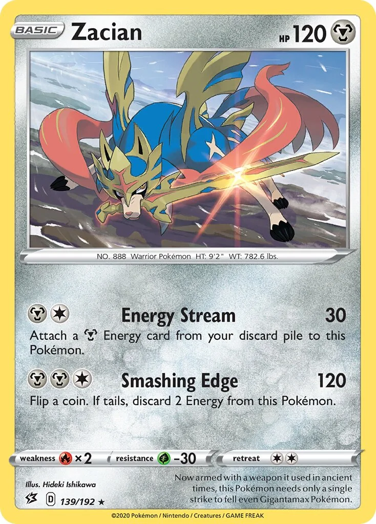 Zacian 「RCL 139/192」「EN」