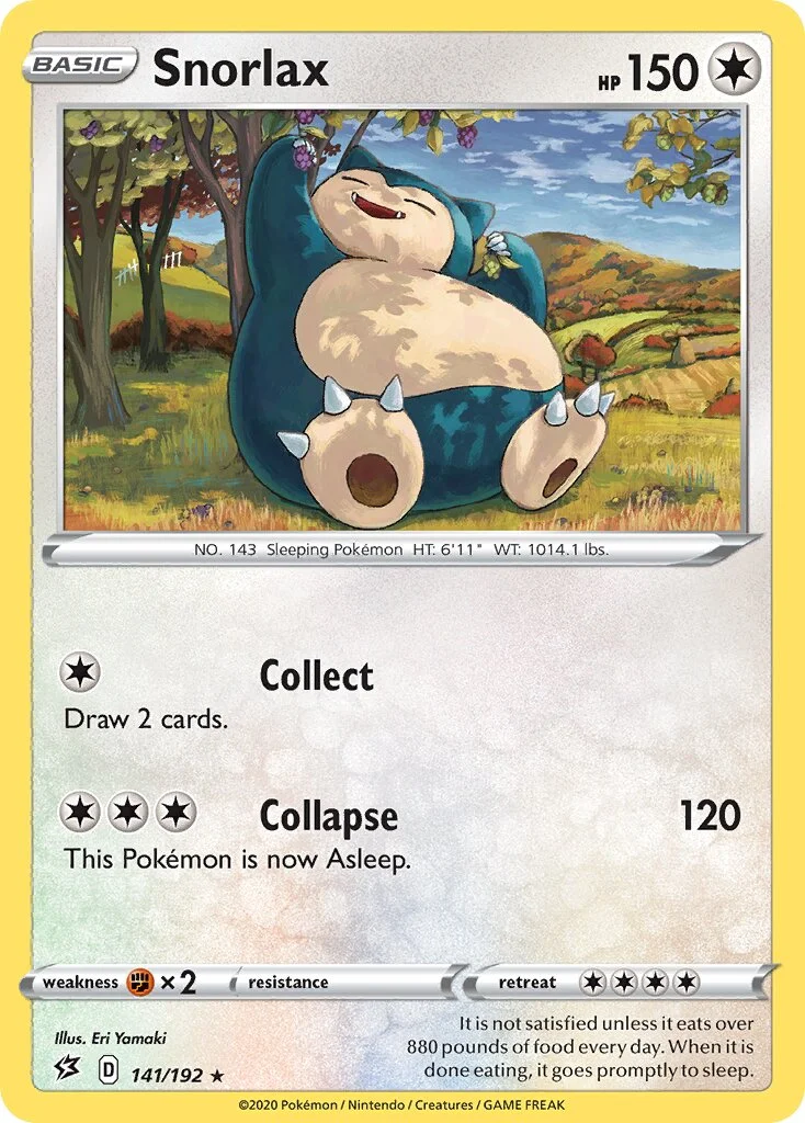Snorlax 「RCL 141/192」「EN」