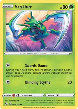 Scyther #004/192 · Pokémon