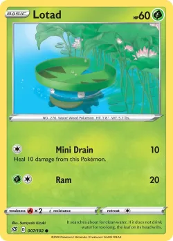 Lotad #007/192 · Pokémon