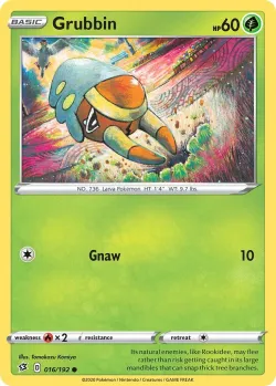 Grubbin #016/192 · Pokémon