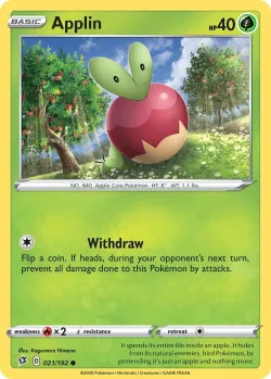 Applin #021/192 · Pokémon