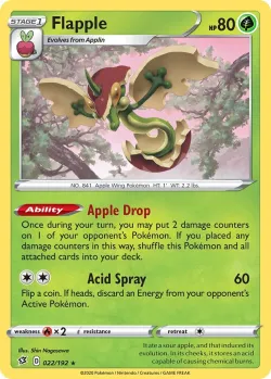 Flapple #022/192 · Pokémon