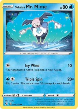 Galarian Mr. Mime #037/192 · Pokémon