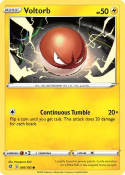 Voltorb #056/192 · Pokémon