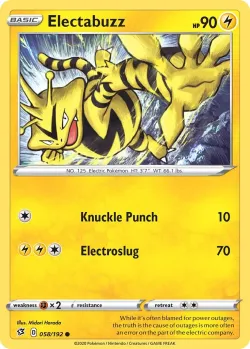 Electabuzz #058/192 · Pokémon
