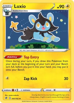 Luxio #061/192 · Pokémon