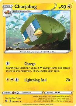 Charjabug #065/192 · Pokémon