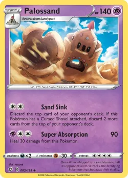 Palossand #082/192 · Pokémon