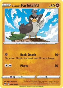 Galarian Farfetch'd #094/192 · Pokémon