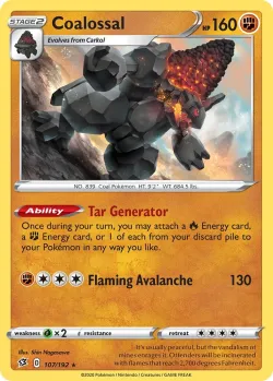 Coalossal #107/192 · Pokémon