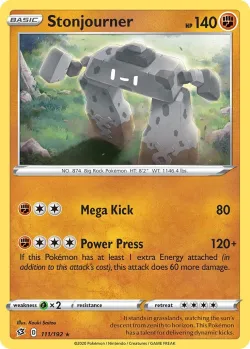 Stonjourner #111/192 · Pokémon