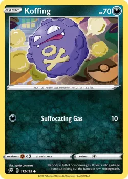 Koffing #112/192 · Pokémon