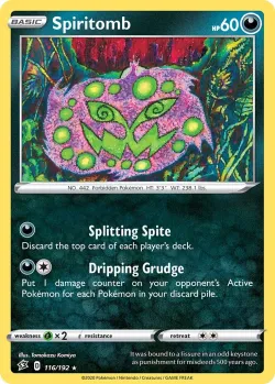 Spiritomb #116/192 · Pokémon