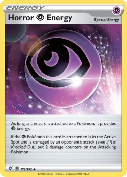 Horror Psychic Energy #172/192 · Pokémon
