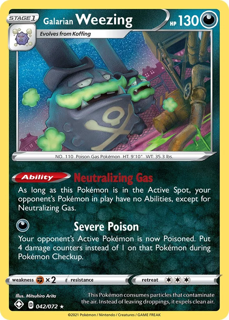 Galarian Weezing 「SHF 042/072」「EN」