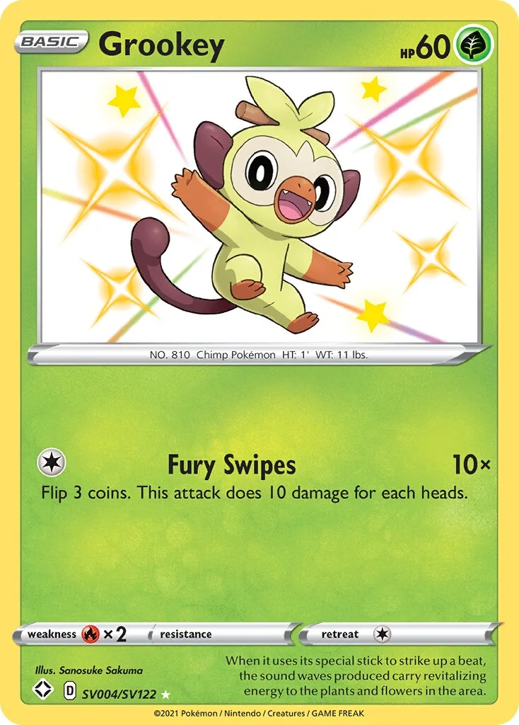 Grookey 「SHF SV004/SV122」「EN」