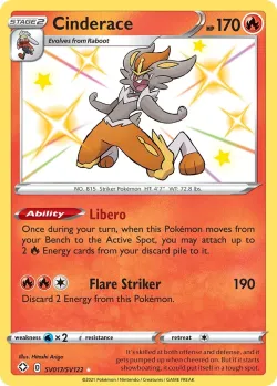 Cinderace #SV017/SV122 · Pokémon