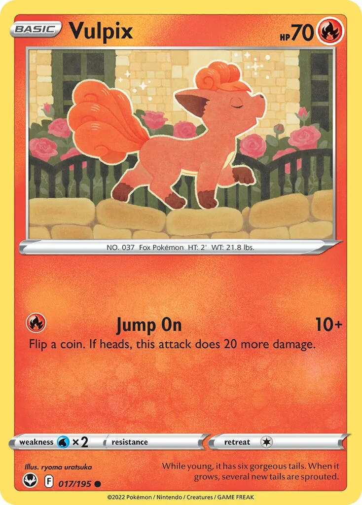 Vulpix 「SIT 017/195」「EN」
