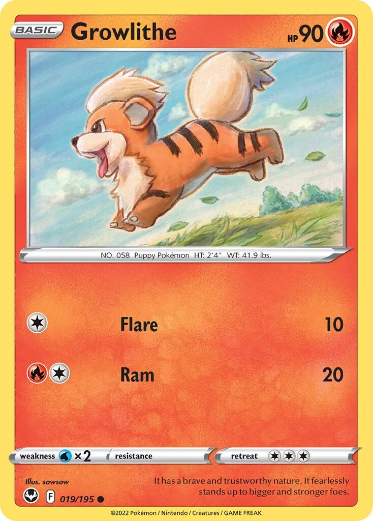 Growlithe 「SIT 019/195」「EN」