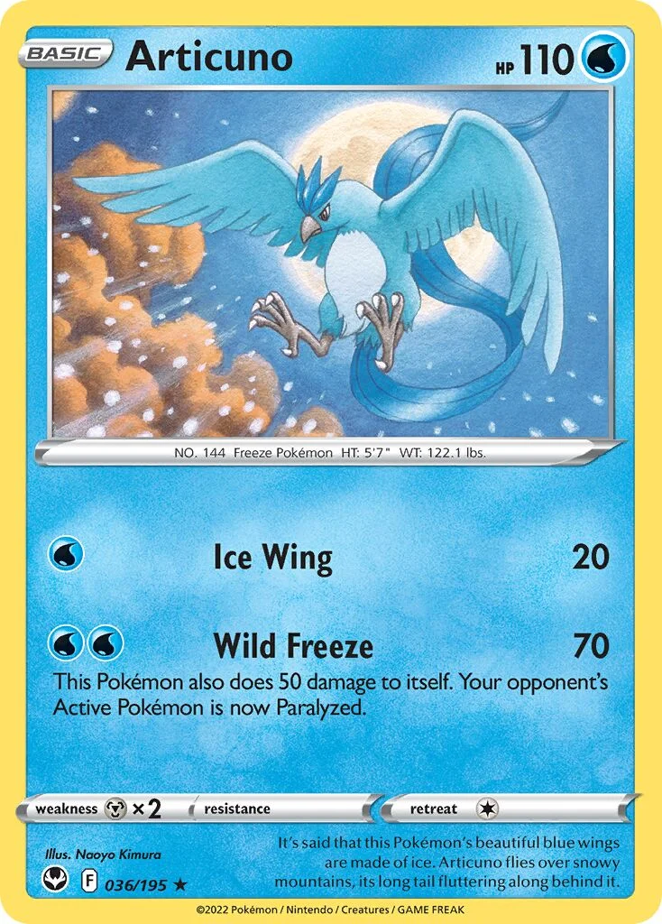 Articuno 「SIT 036/195」「EN」