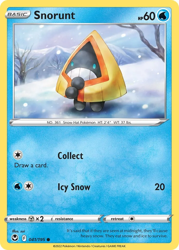 Snorunt 「SIT 041/195」「EN」