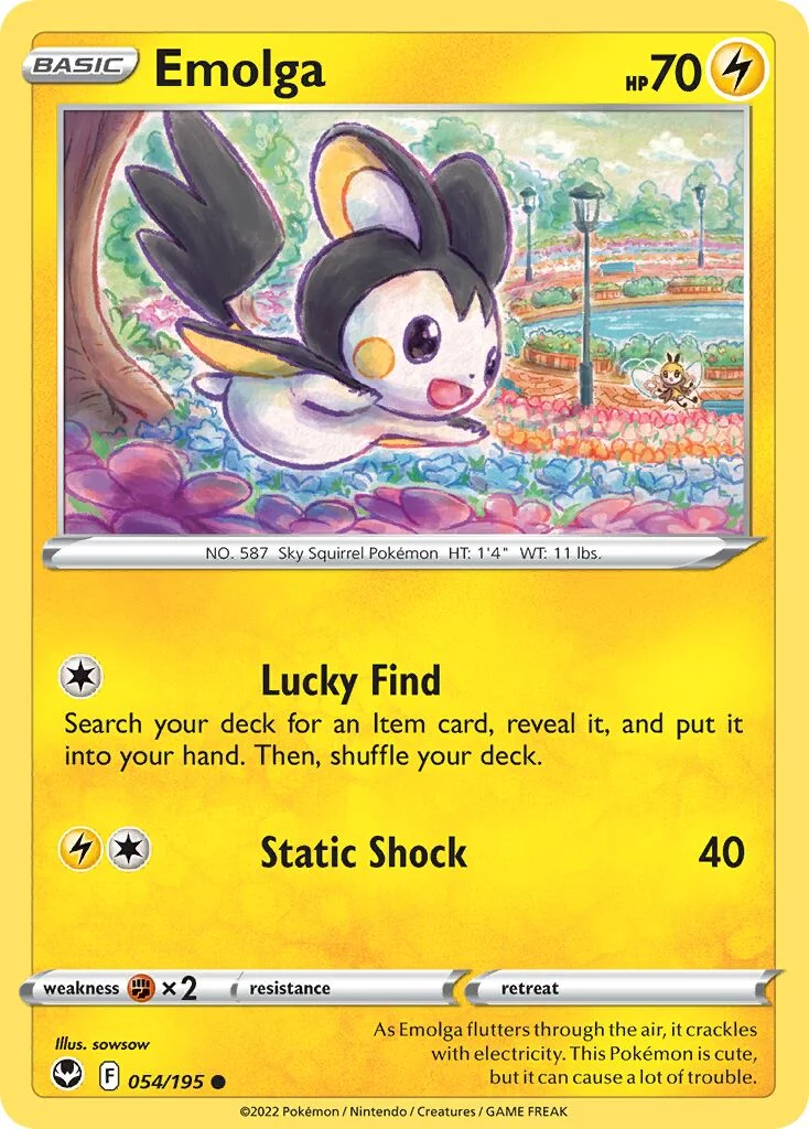 Emolga 「SIT 054/195」「EN」