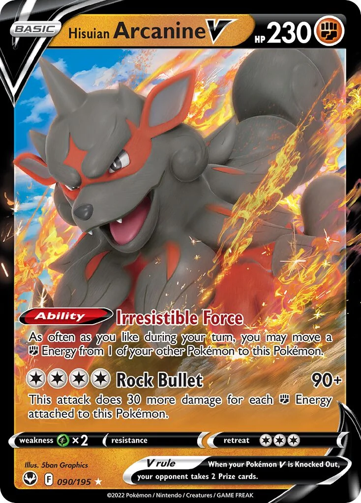 Hisuian Arcanine V 「SIT 090/195」「EN」