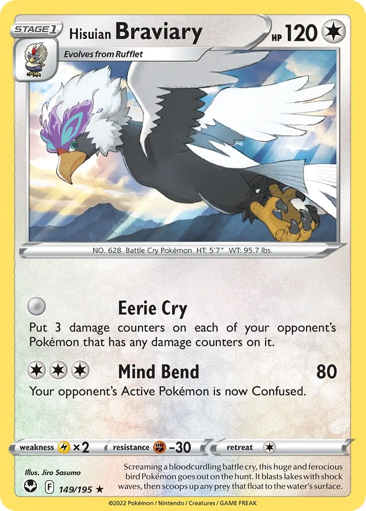 Hisuian Braviary 「SIT 149/195」「EN」